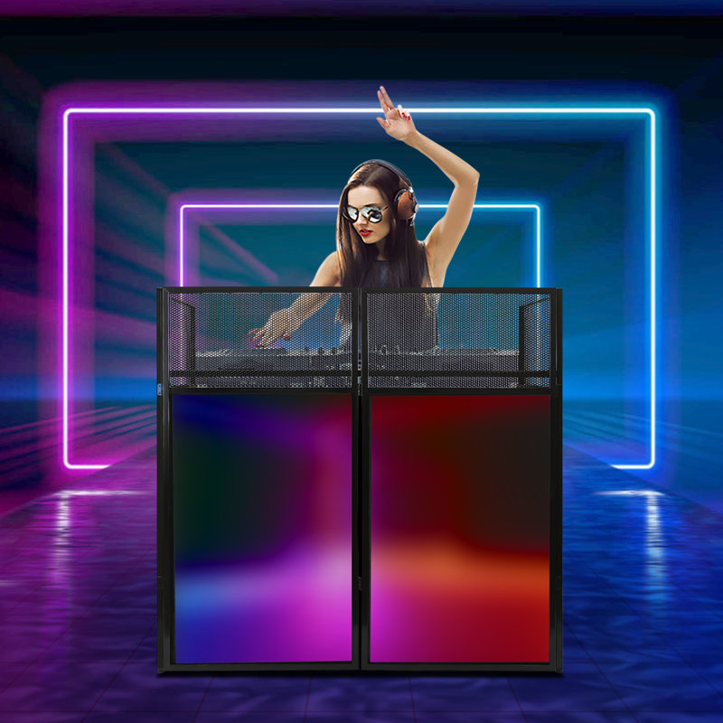 YaoTown Freestanding DJ Controller Foldable Booth Display YaoTown Freestanding DJ Controller Foldable Booth Display